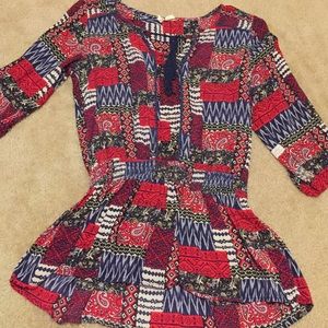 Multi colored blouse $5